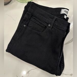 PAIGE - Black Overdye - Doheny XL straight leg jeans - 30